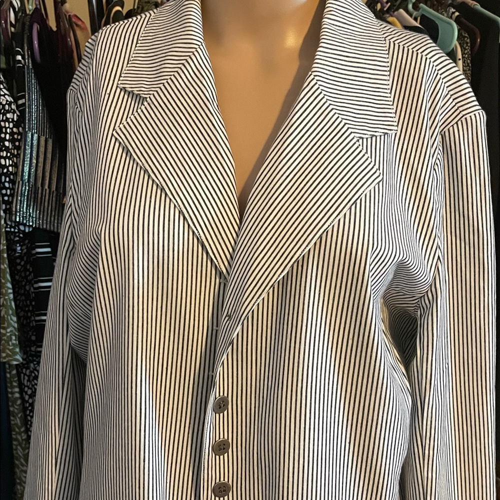 Chico's striped Jacket